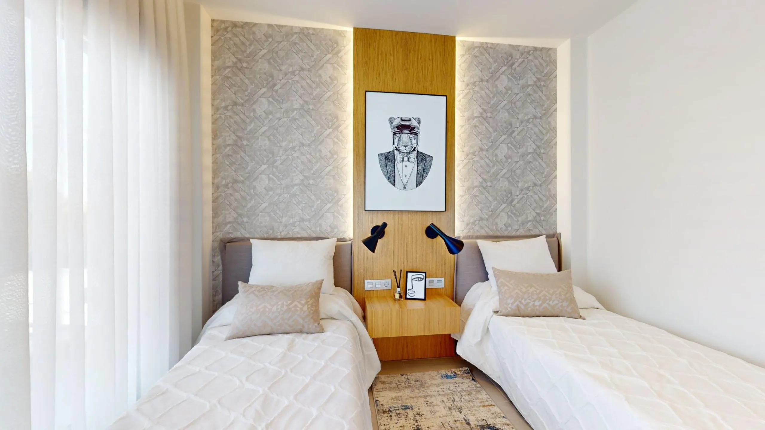 Detached modern villas placed in Roda Golf, Murcia