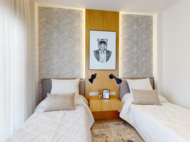 Detached modern villas placed in Roda Golf, Murcia