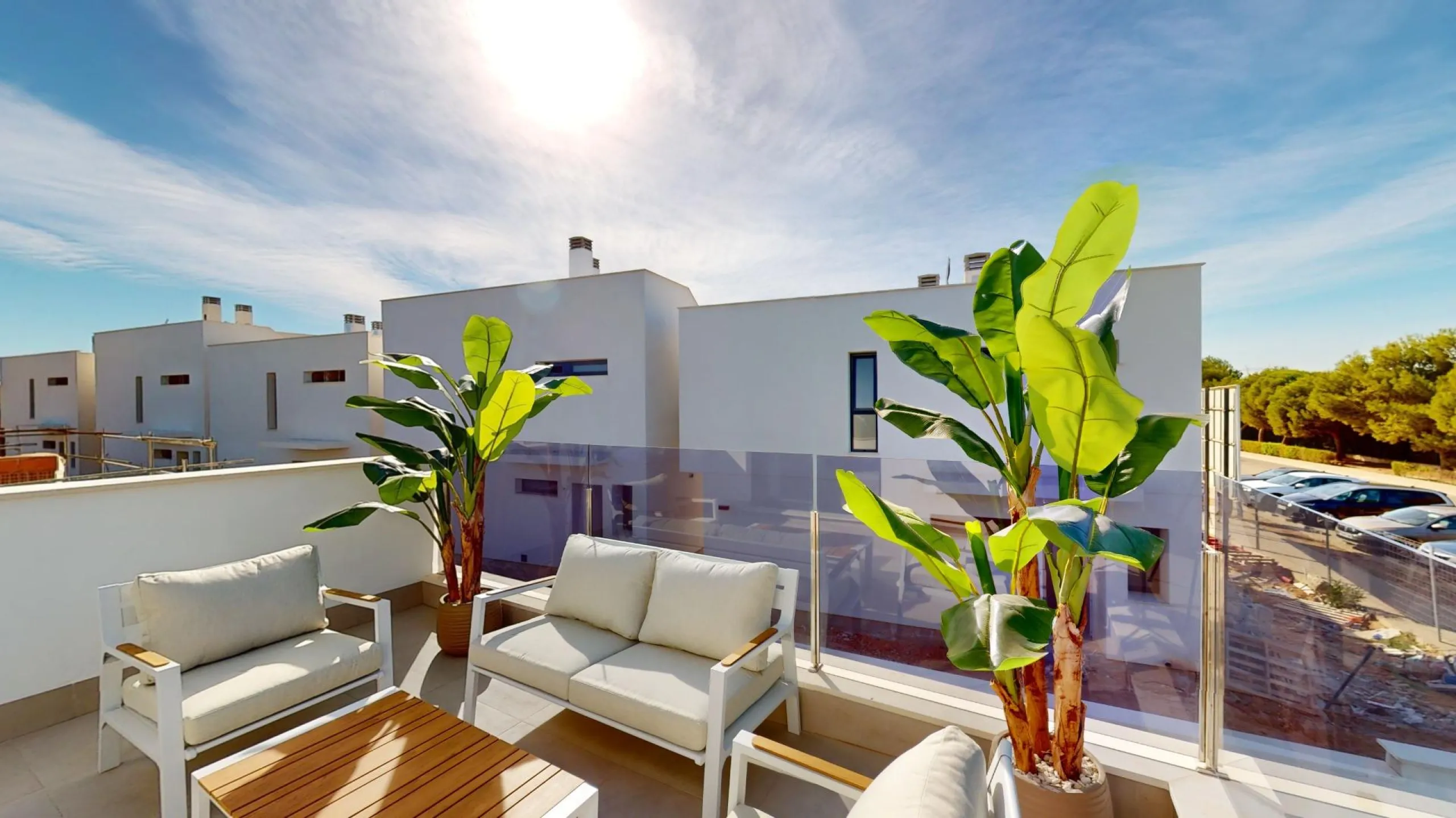 Detached modern villas placed in Roda Golf, Murcia