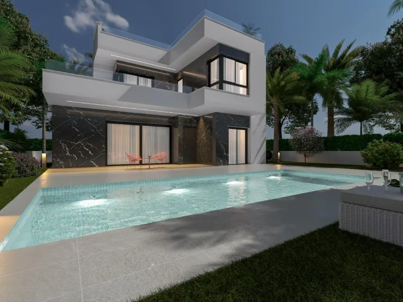VILLAS DE LUJO! OBRA NUEVA! PISO PILOTO HECHO! ZONA ROJALES.