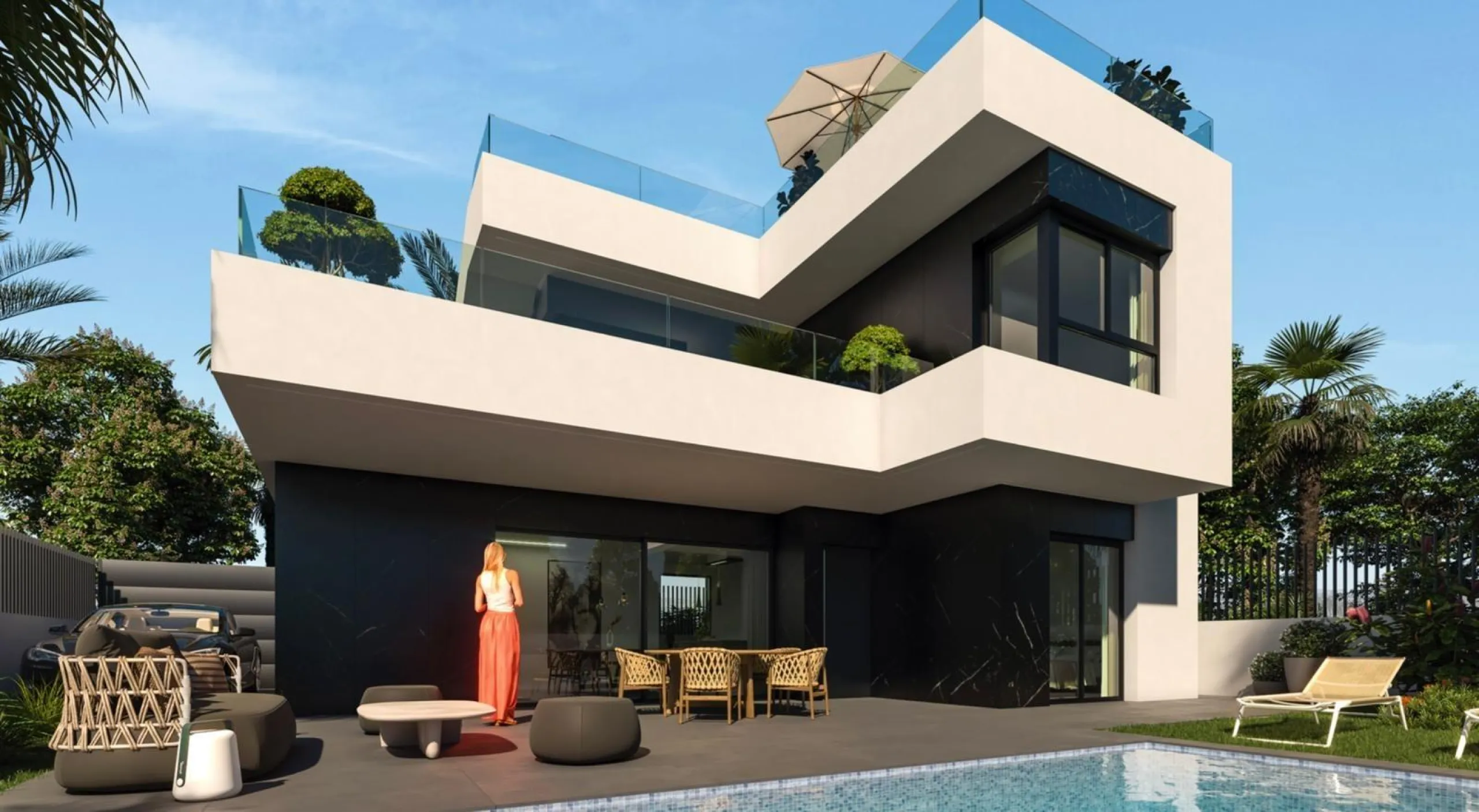 VILLAS DE LUJO! OBRA NUEVA! PISO PILOTO HECHO! ZONA ROJALES.