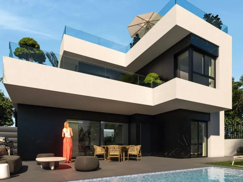 VILLAS DE LUJO! OBRA NUEVA! PISO PILOTO HECHO! ZONA ROJALES.