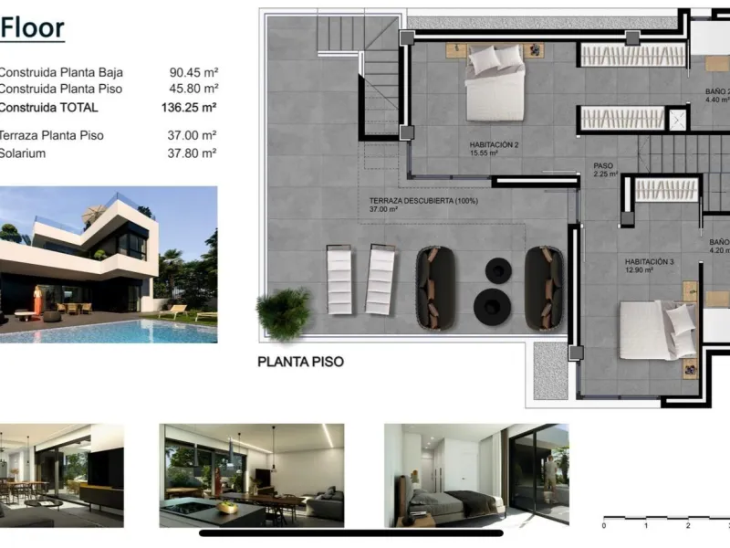 VILLAS DE LUJO! OBRA NUEVA! PISO PILOTO HECHO! ZONA ROJALES.