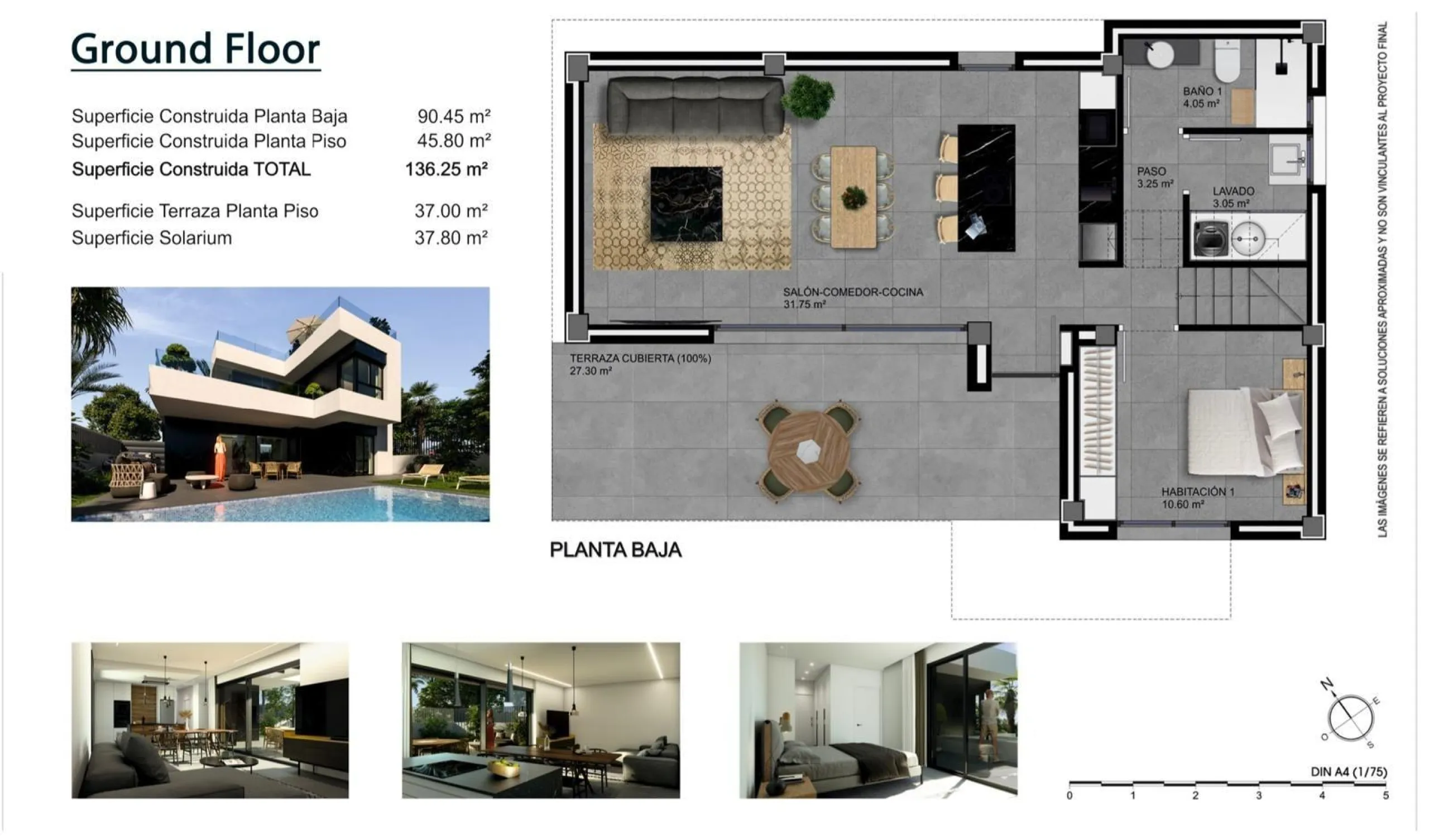 VILLAS DE LUJO! OBRA NUEVA! PISO PILOTO HECHO! ZONA ROJALES.