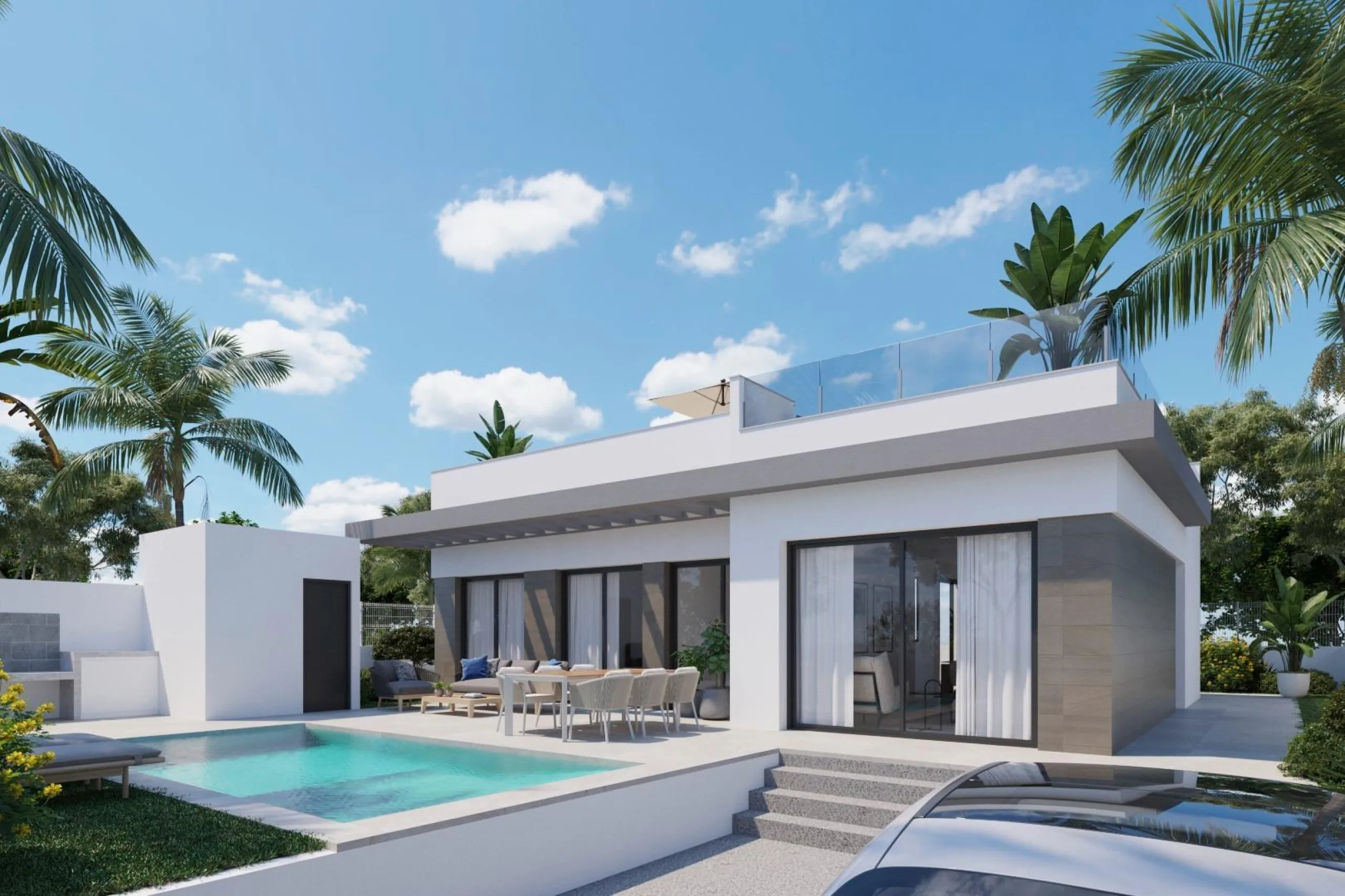 New construction villa with pool in Polop de la Marina