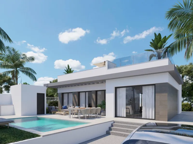 New construction villa with pool in Polop de la Marina