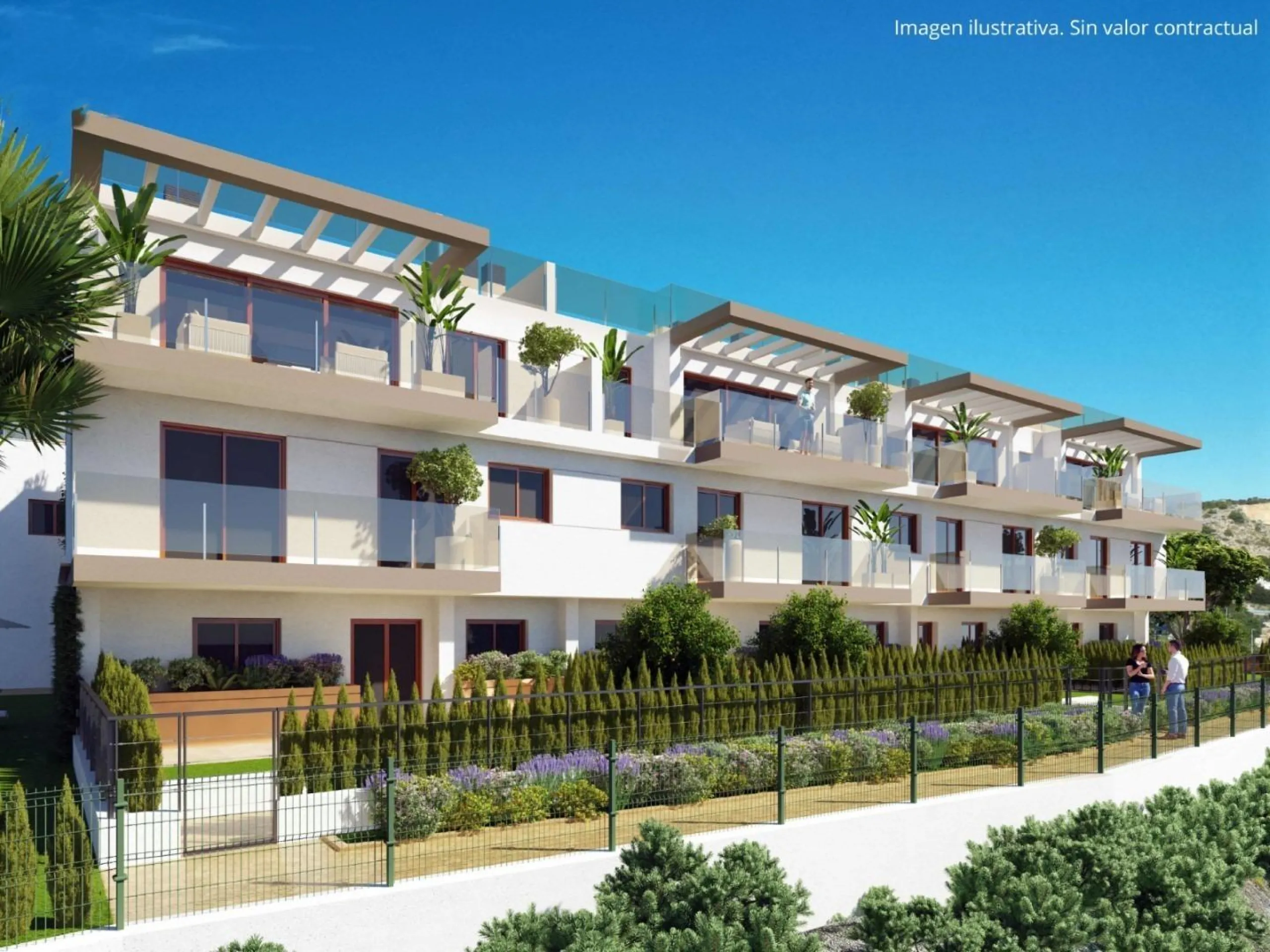 Nuevas villas adosadas de estilo mediterráneo en La Nucia