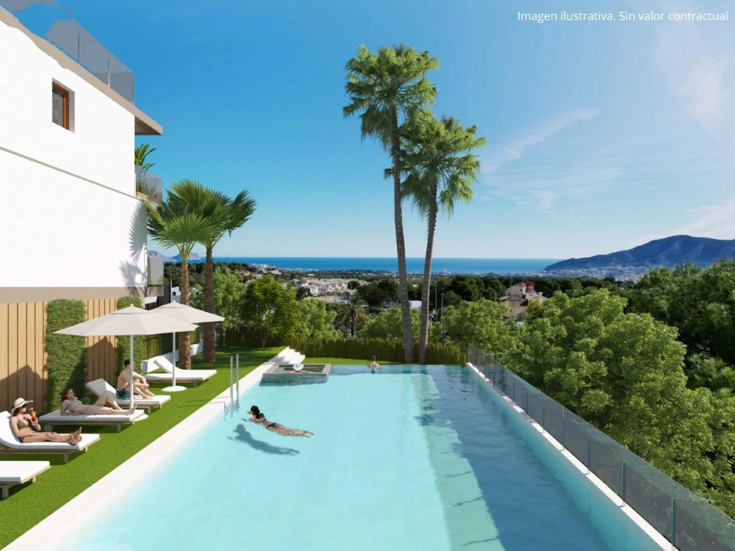 Nuevas villas adosadas de estilo mediterráneo en La Nucia
