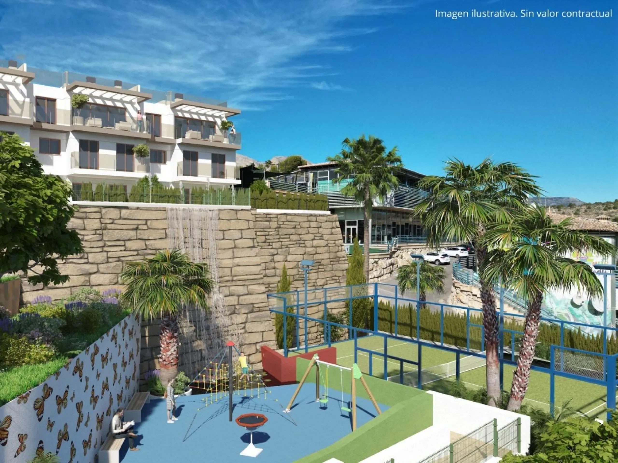 Nuevas villas adosadas de estilo mediterráneo en La Nucia