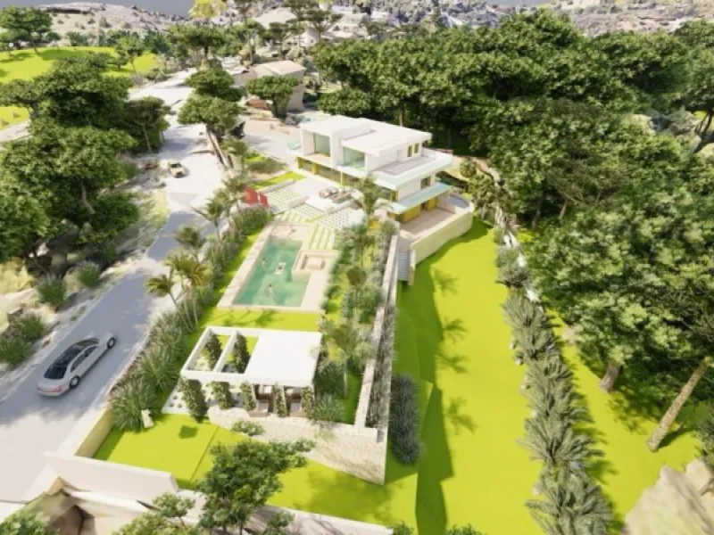 Villa de lujo en construción