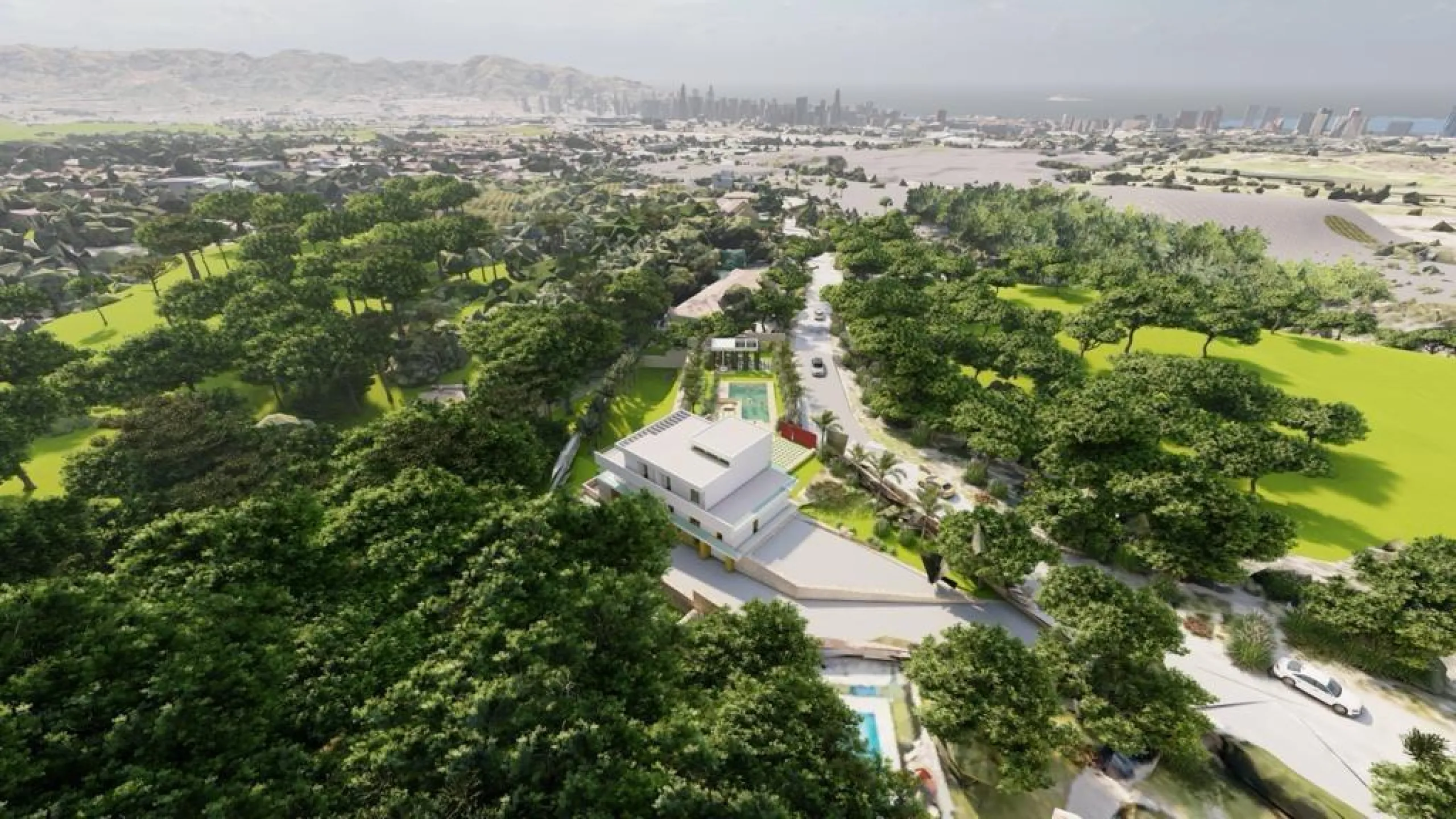 Villa de lujo en construción