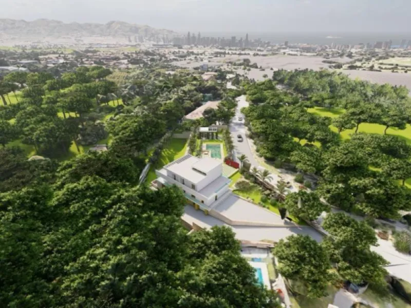 Villa de lujo en construción