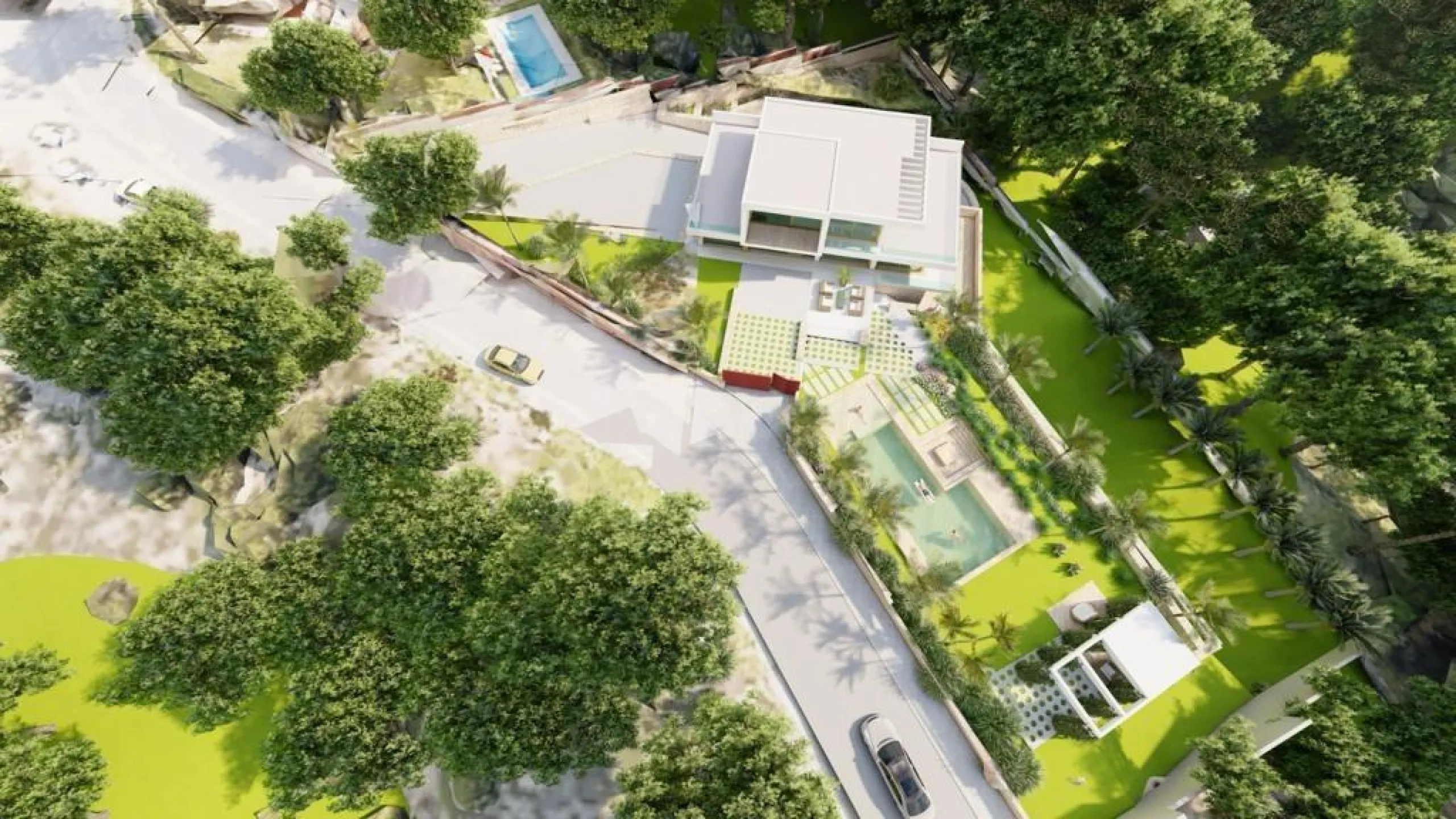Villa de lujo en construción