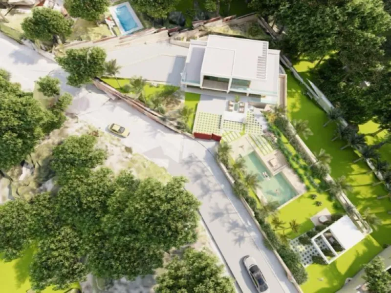 Villa de lujo en construción