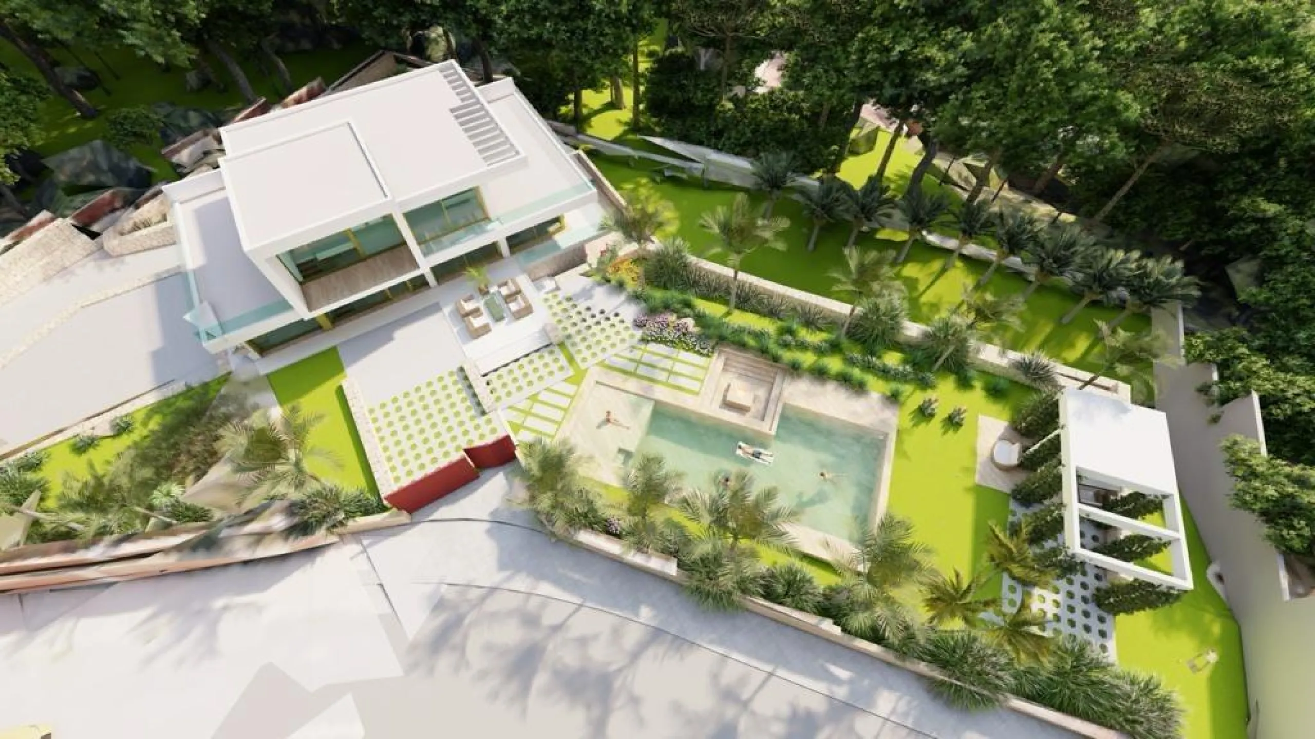 Villa de lujo en construción