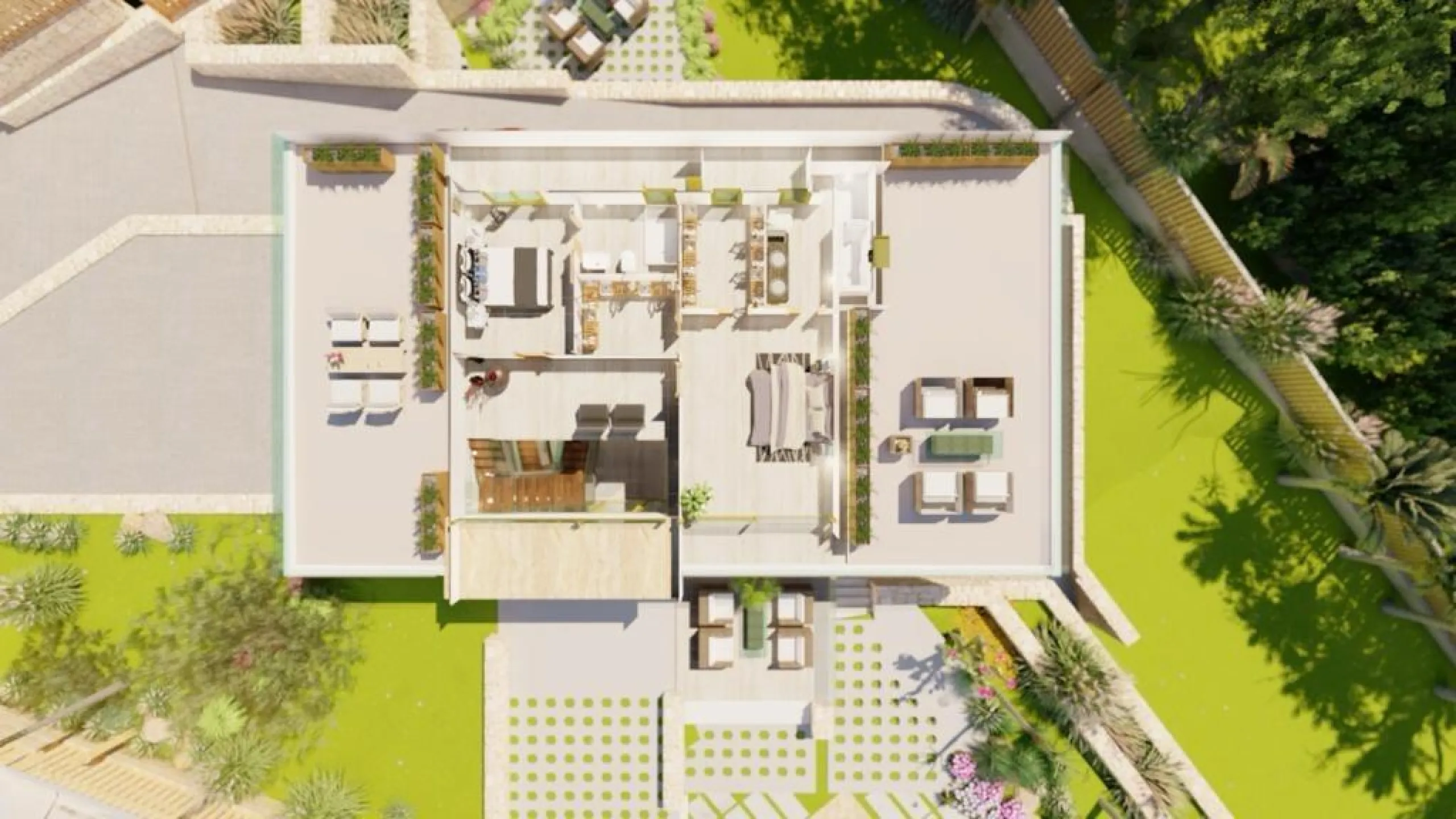 Villa de lujo en construción