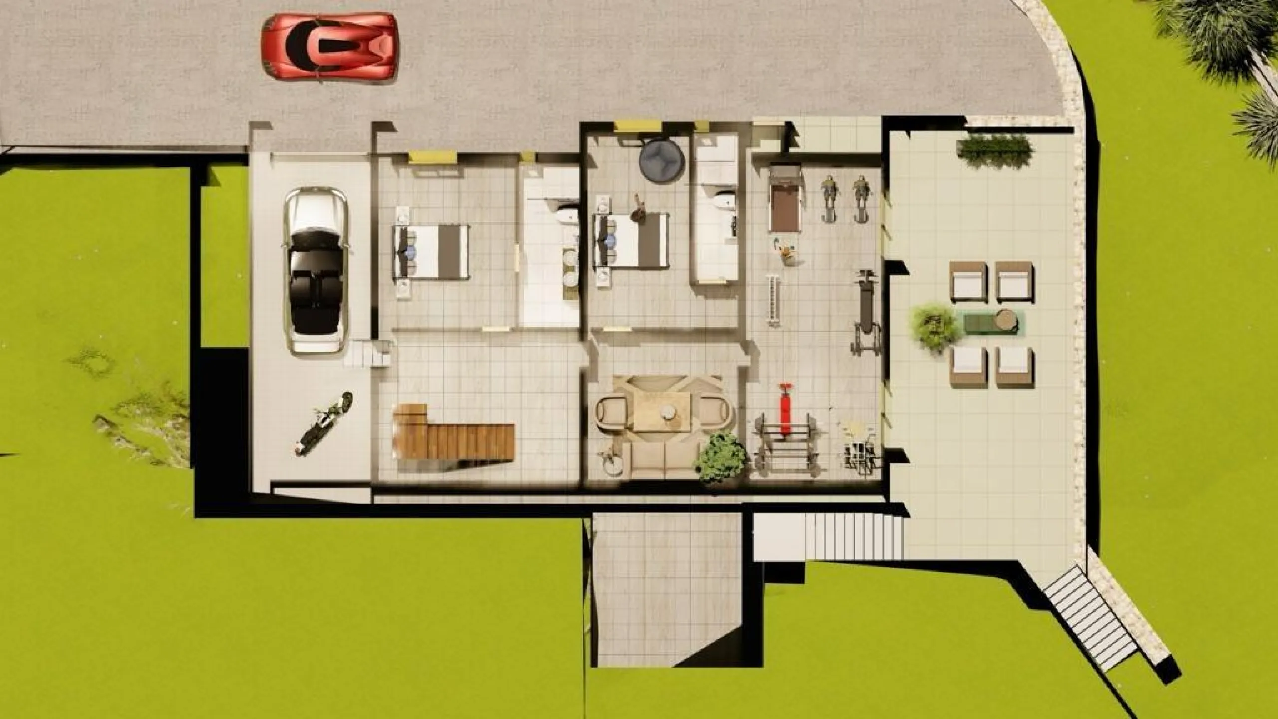 Villa de lujo en construción