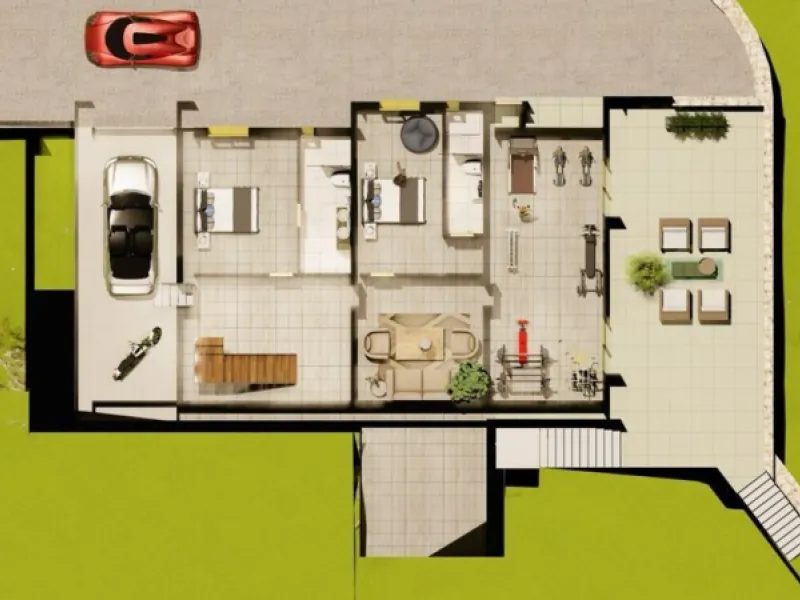 Villa de lujo en construción