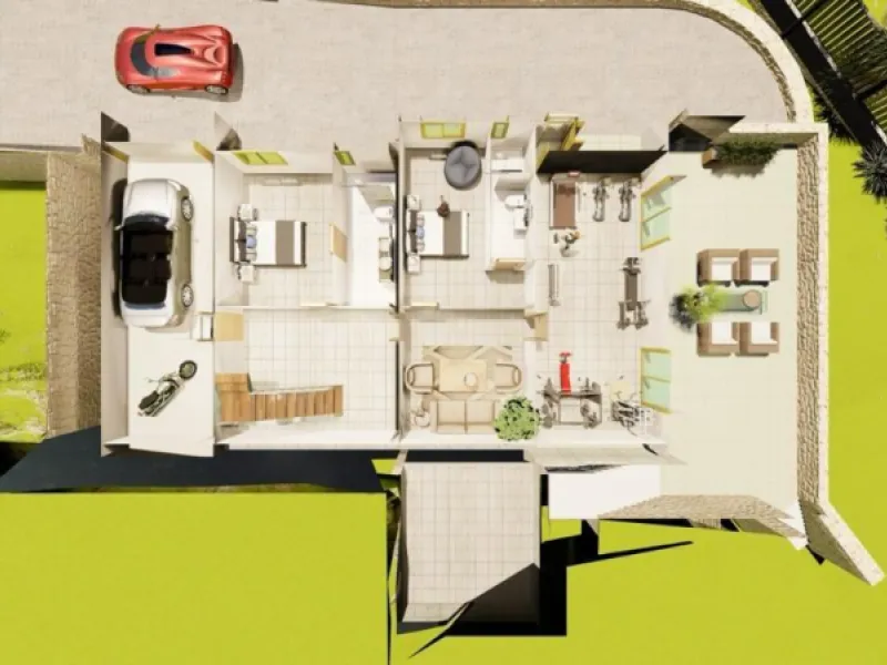 Villa de lujo en construción
