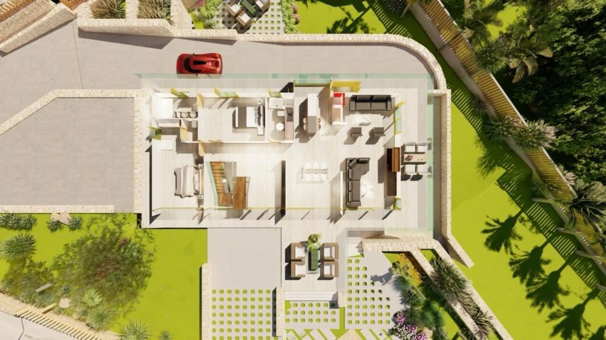 Villa de lujo en construción