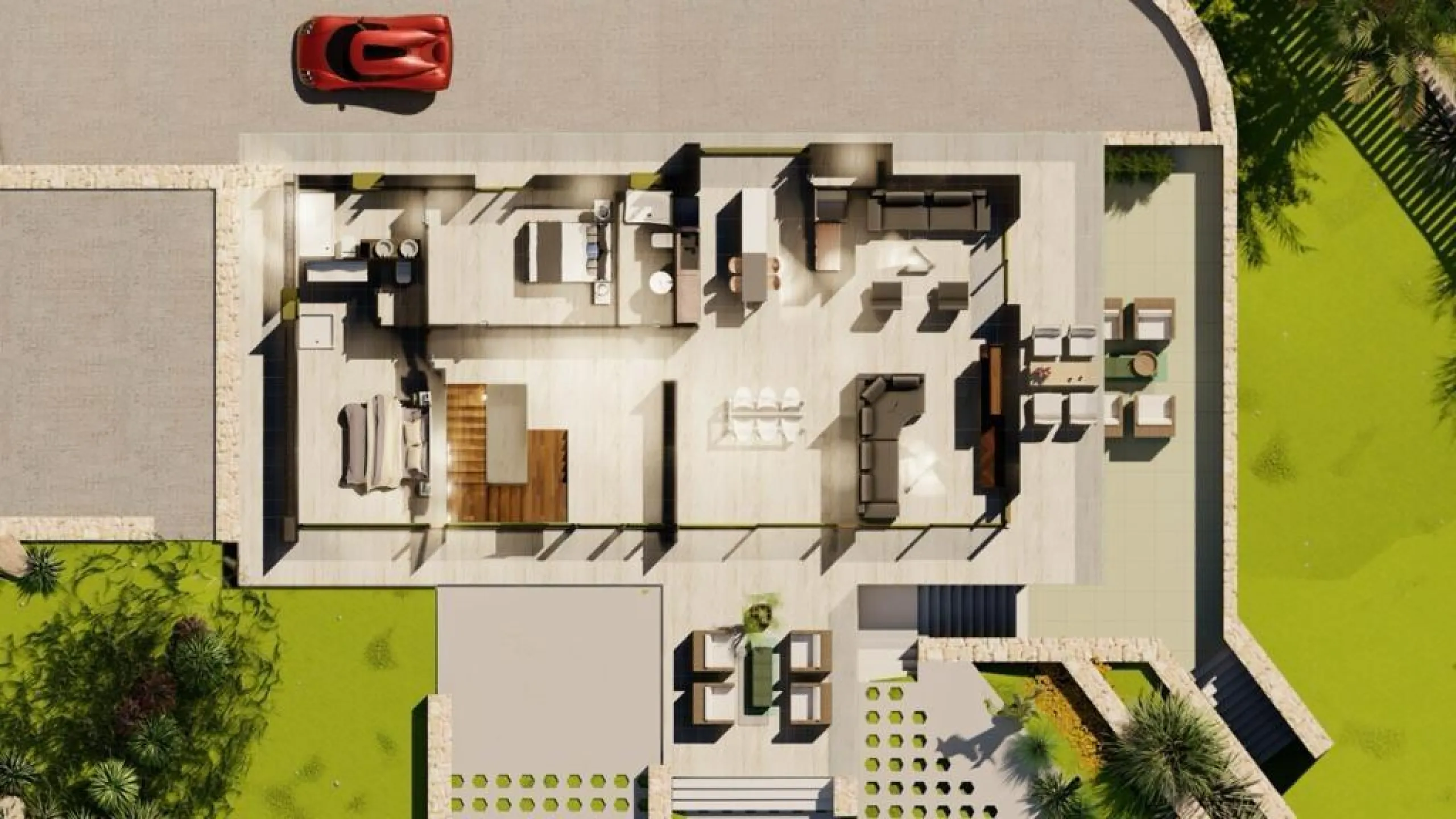 Villa de lujo en construción