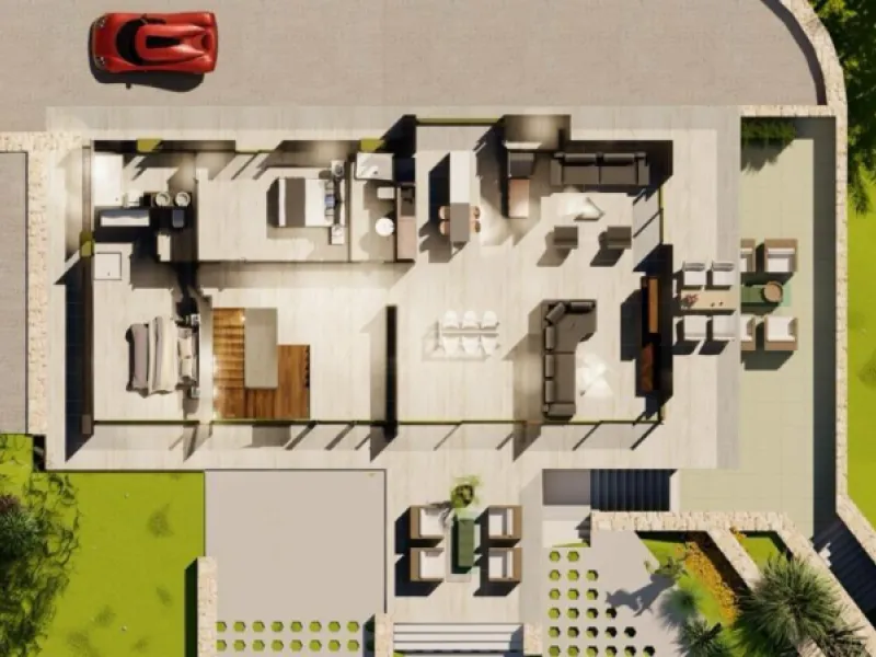Villa de lujo en construción