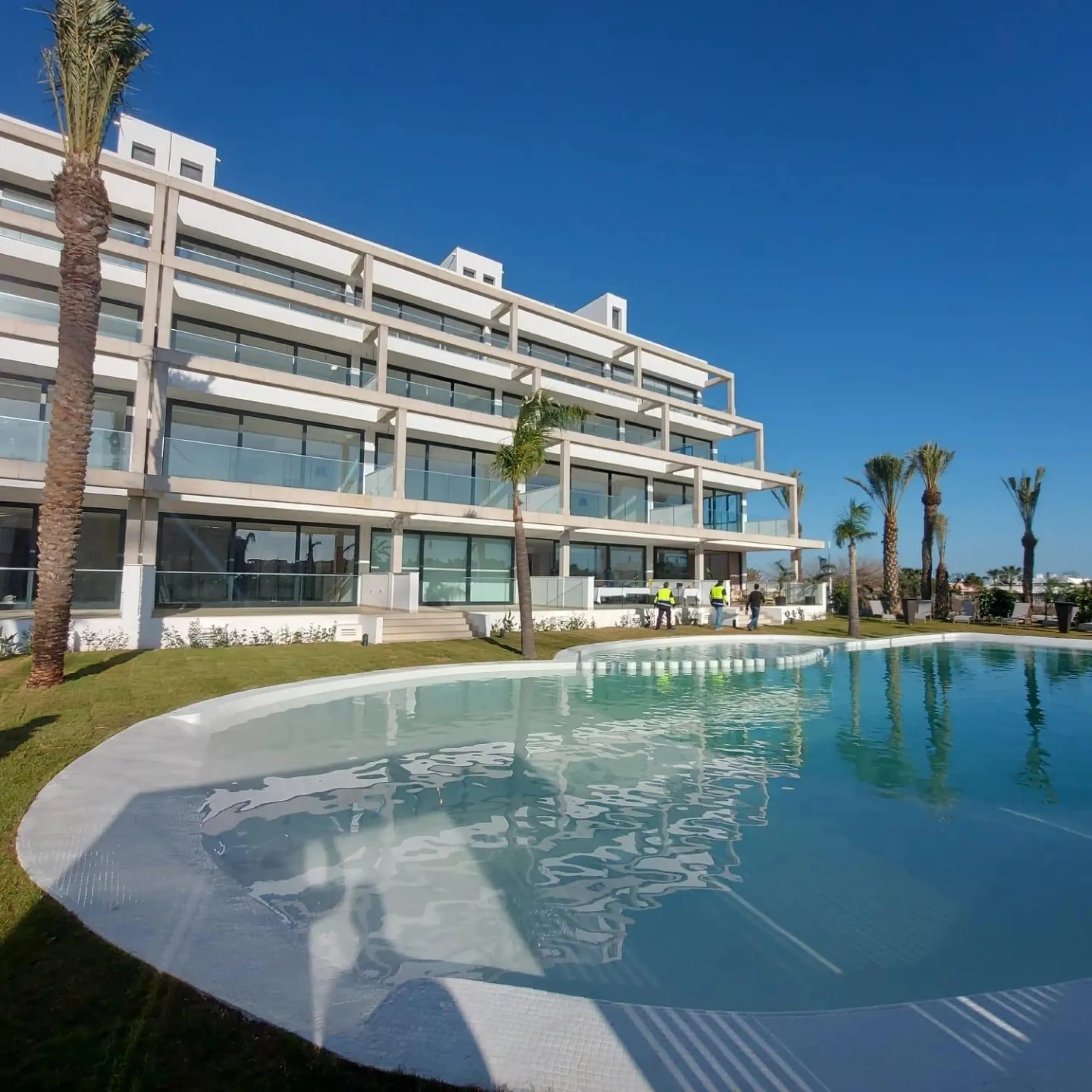 Apartment in Cabo de Palos with sea views and community pool