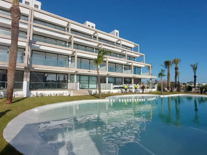 Apartamento en Cabo de Palos con vistas al mar y piscina comunitaria