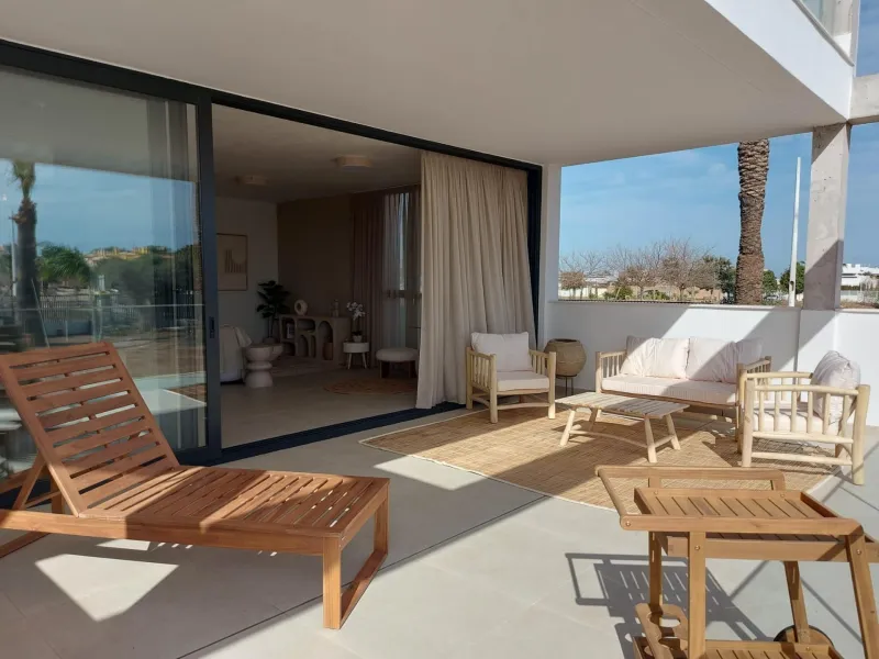 Apartment in Cabo de Palos with sea views and community pool