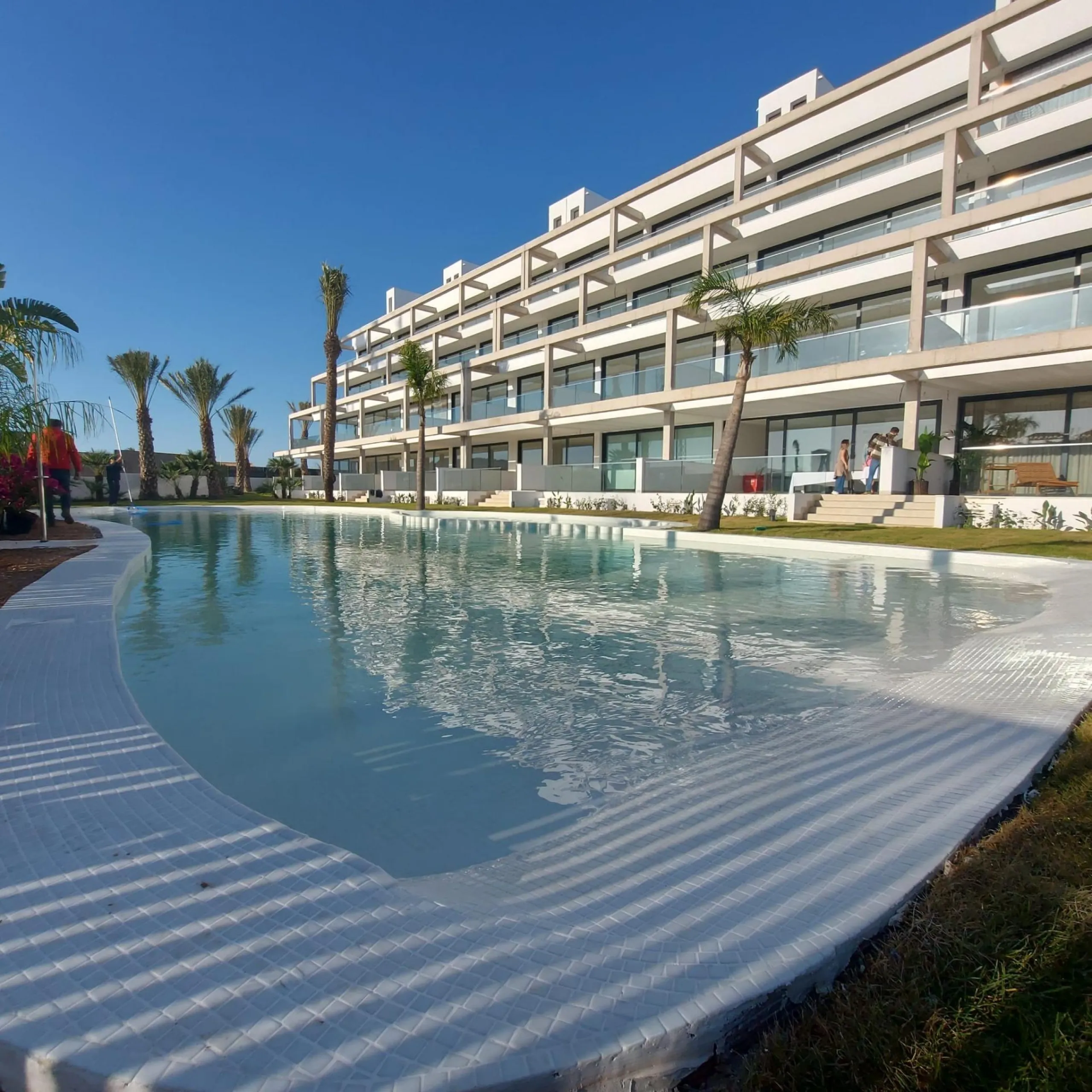 Apartment in Cabo de Palos with sea views and community pool