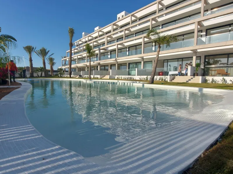 Apartment in Cabo de Palos with sea views and community pool