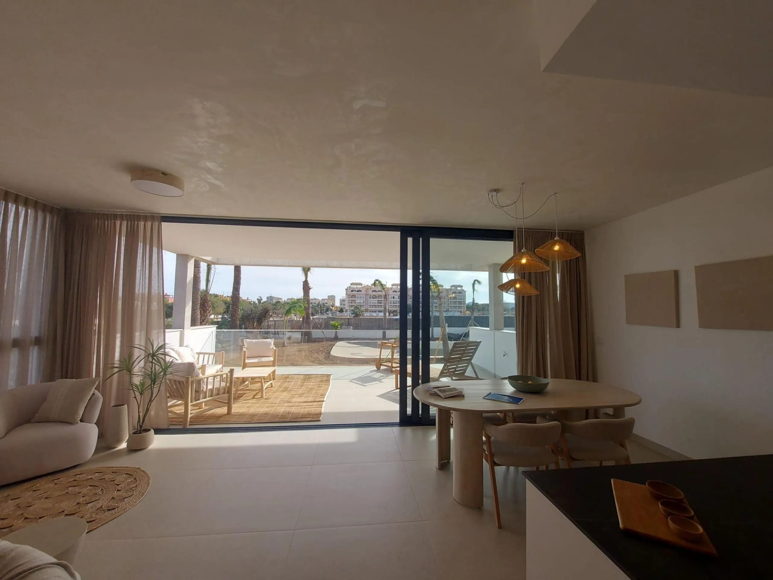 Apartment in Cabo de Palos with sea views and community pool