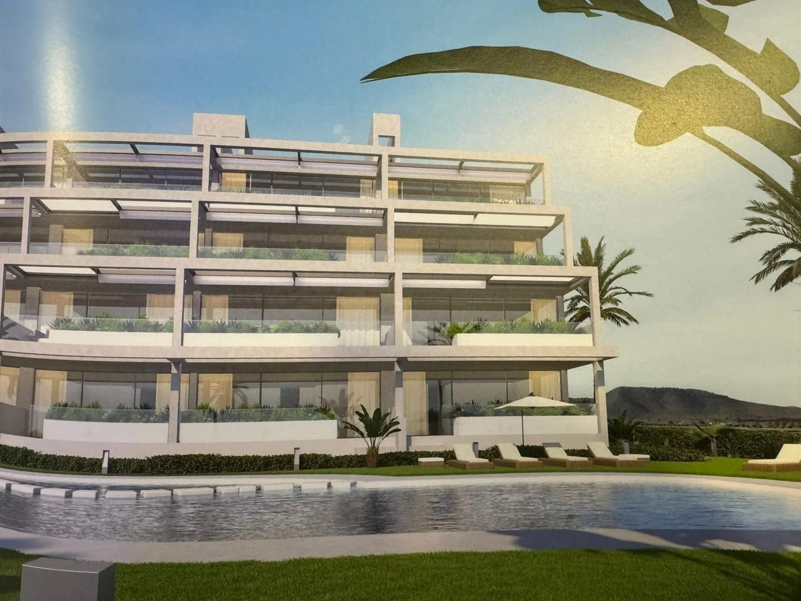 Apartment in Cabo de Palos with sea views and community pool