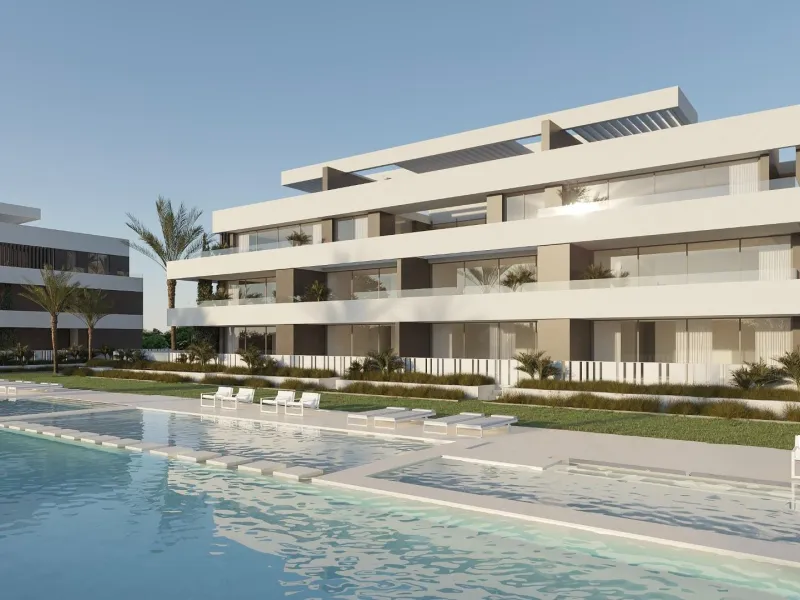 New apartments in complete urbanization and sea views