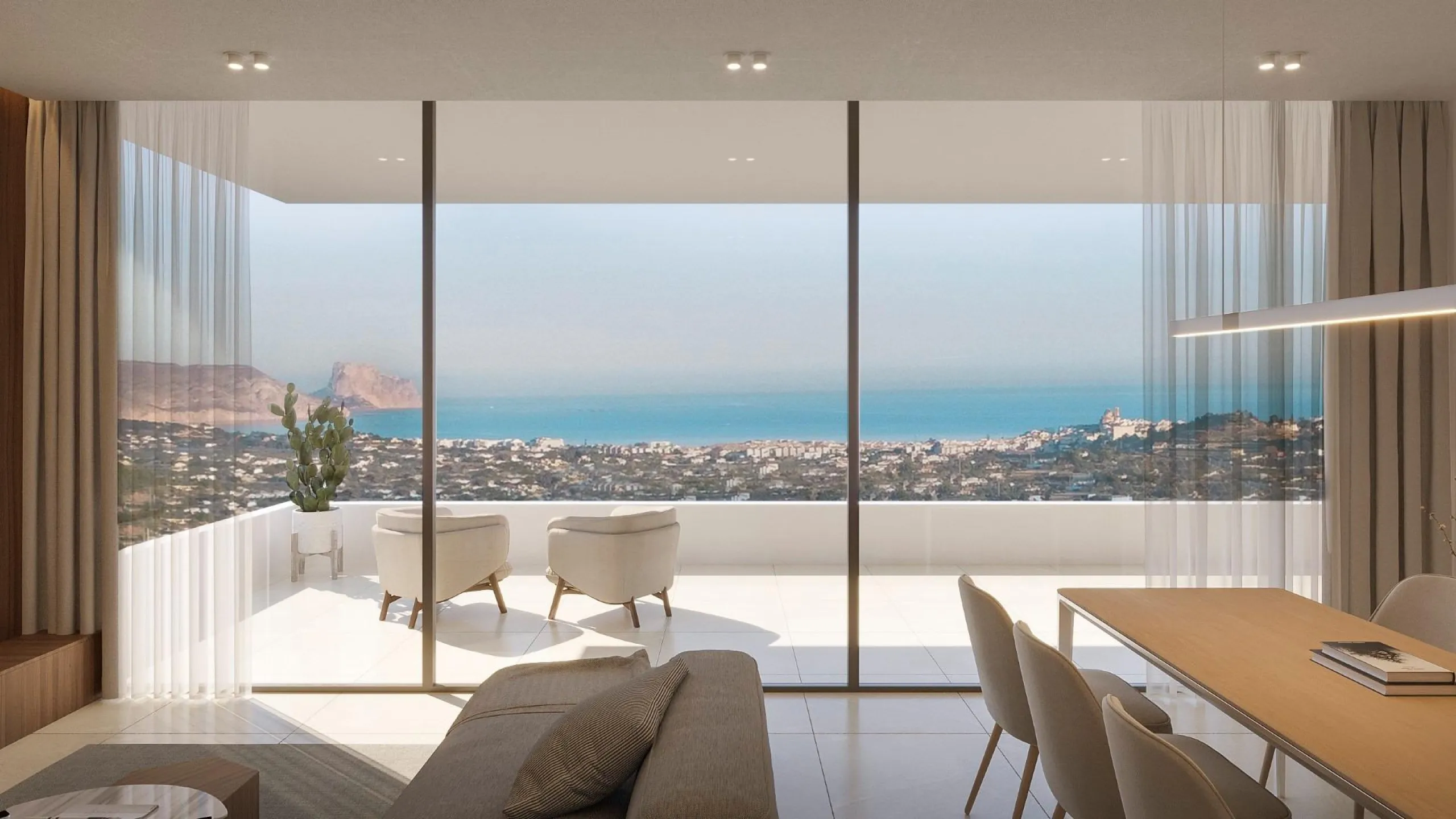 New apartments in complete urbanization and sea views