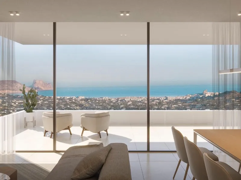 New apartments in complete urbanization and sea views
