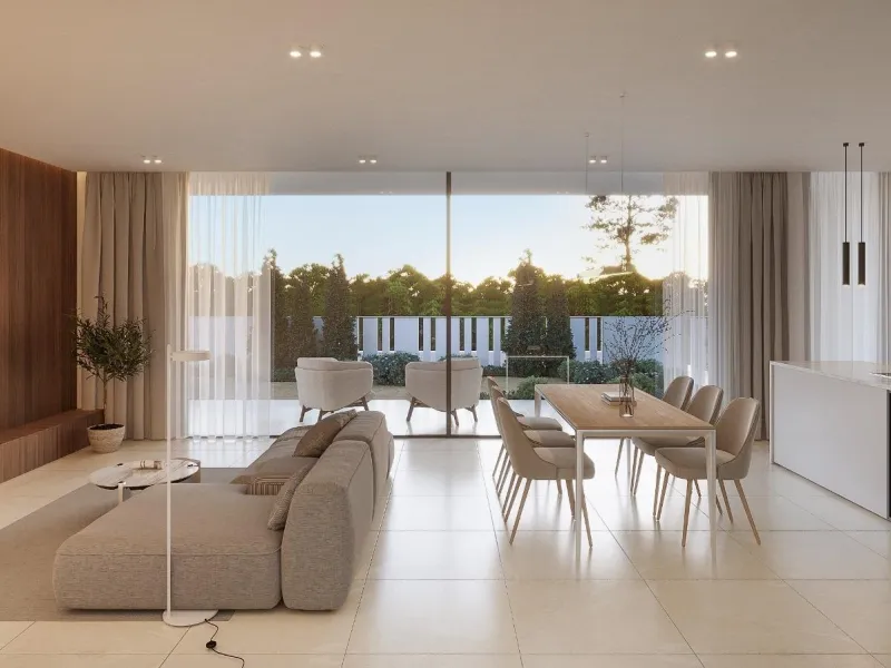 New apartments in complete urbanization and sea views