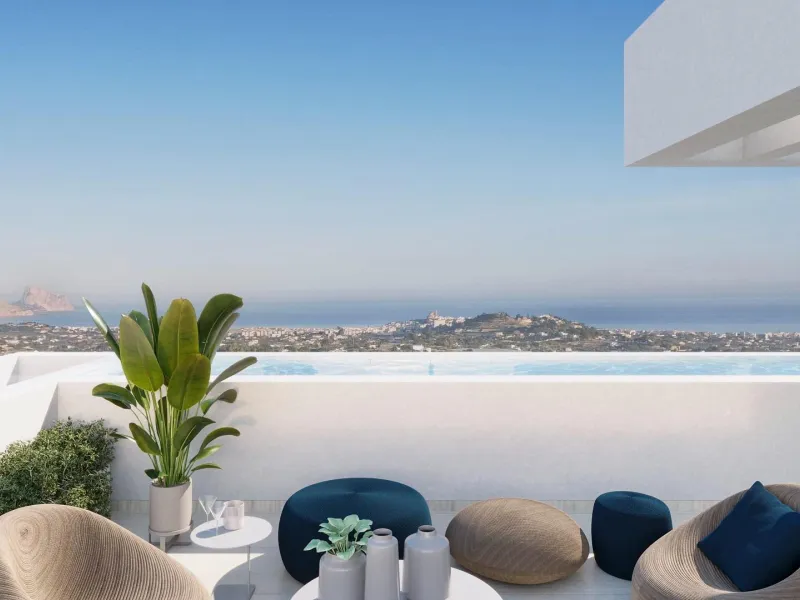 New apartments in complete urbanization and sea views