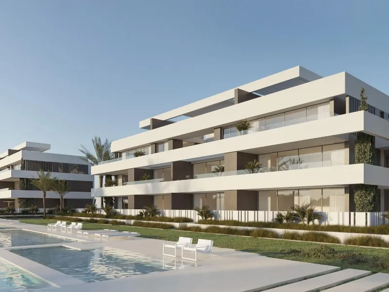 New apartments in complete urbanization and sea views