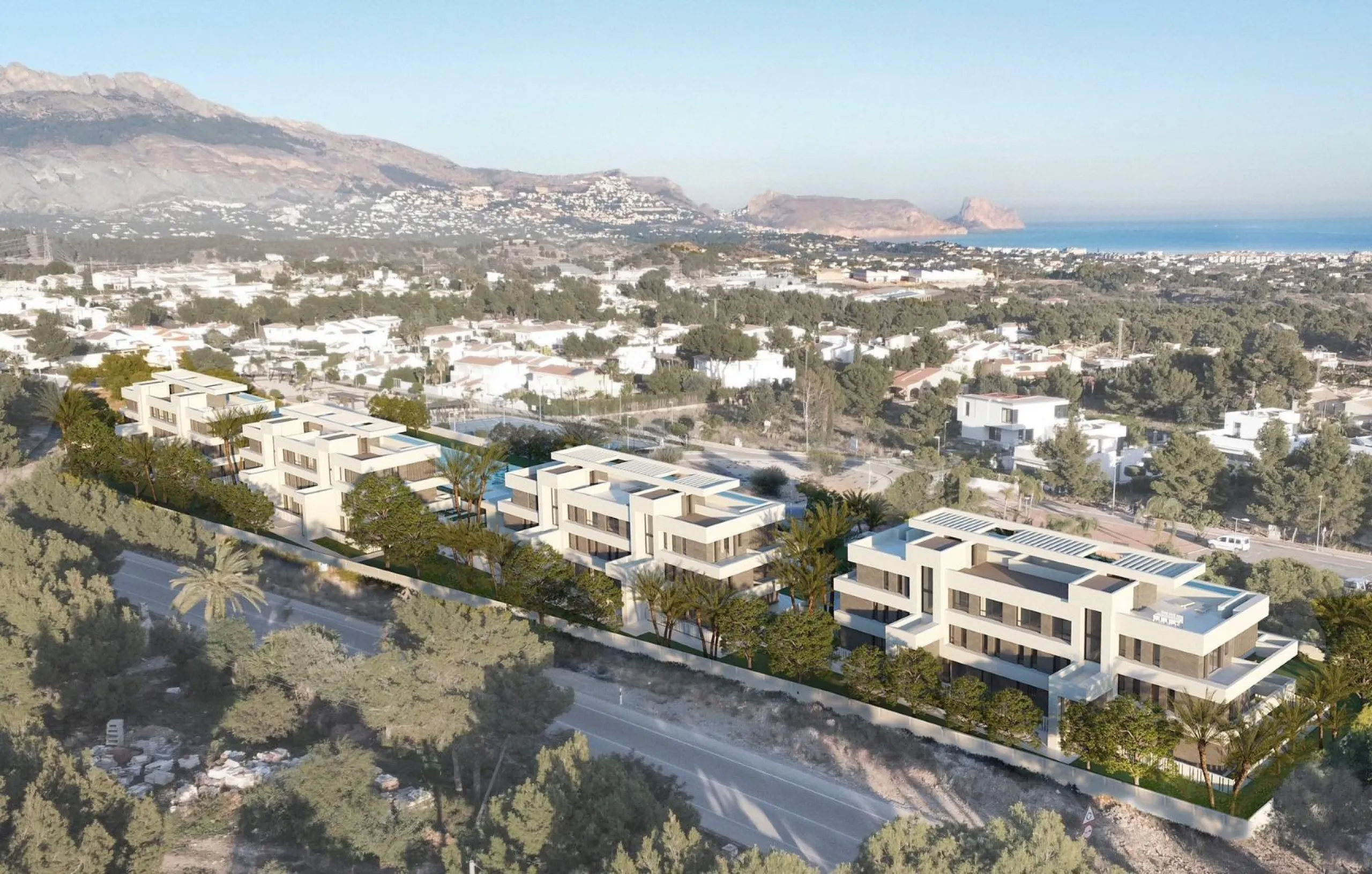 New apartments in complete urbanization and sea views