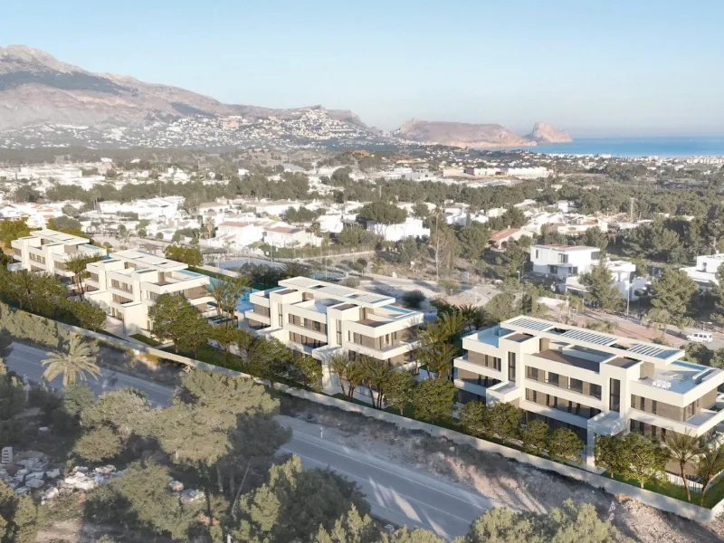 New apartments in complete urbanization and sea views