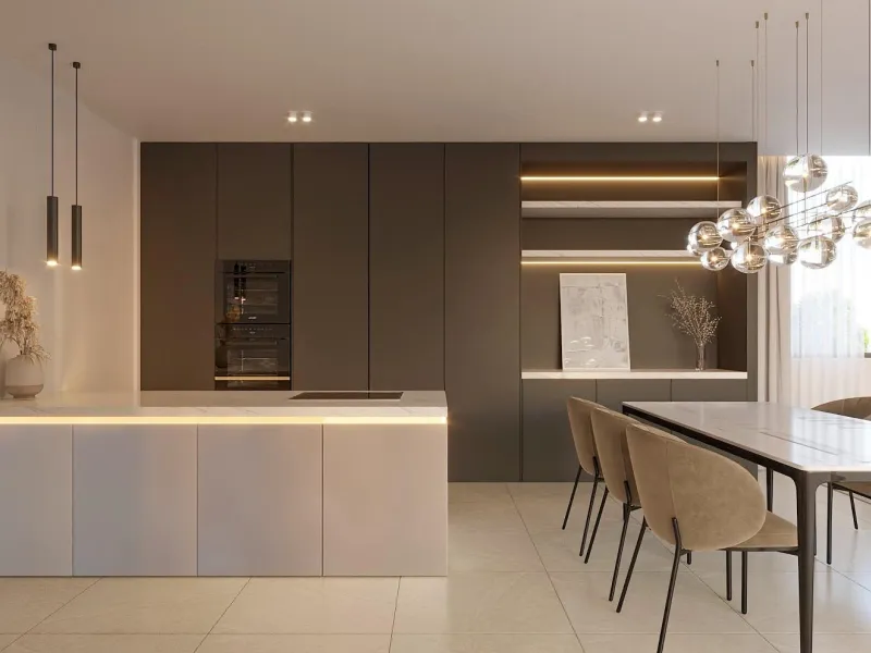 New apartments in complete urbanization and sea views