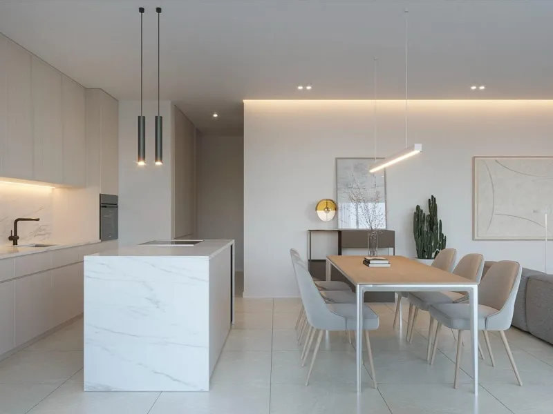 New apartments in complete urbanization and sea views