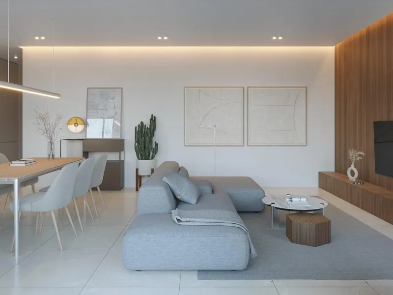 New apartments in complete urbanization and sea views