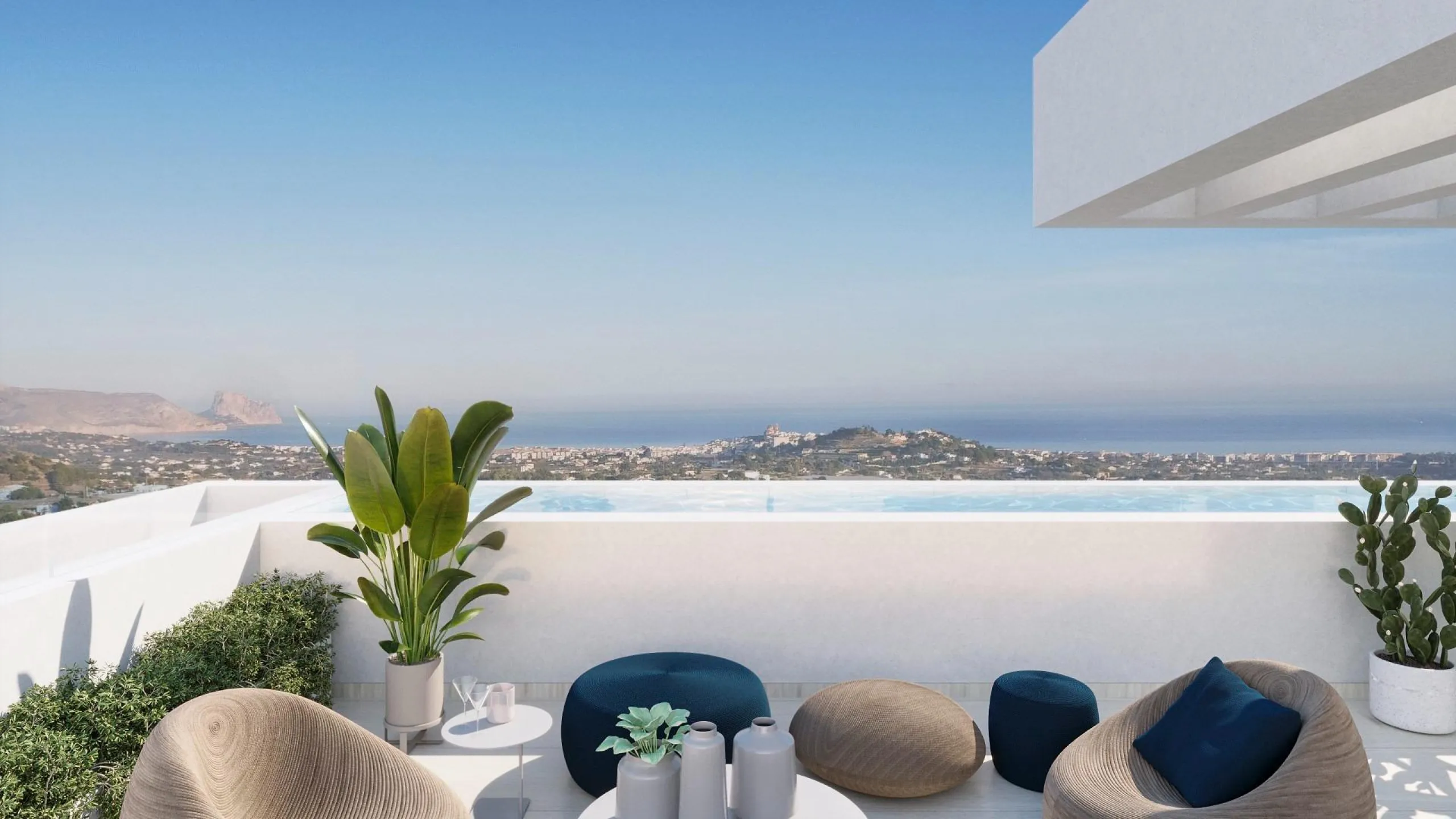New apartments in complete urbanization and sea views