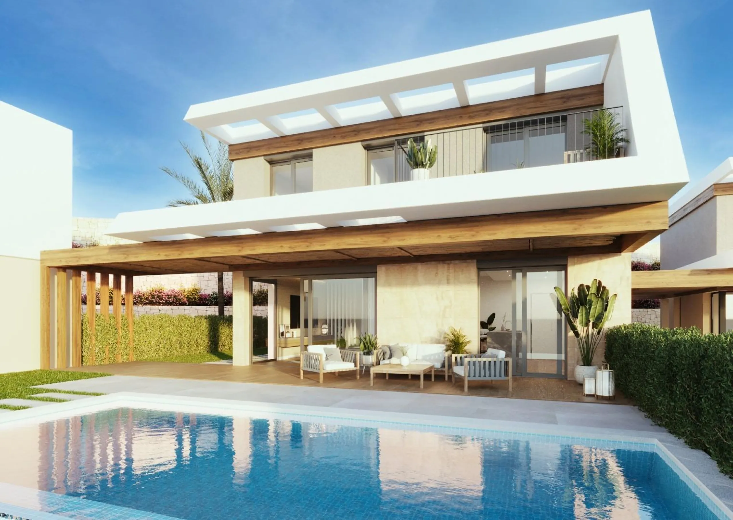 New development of single-family homes in Polop