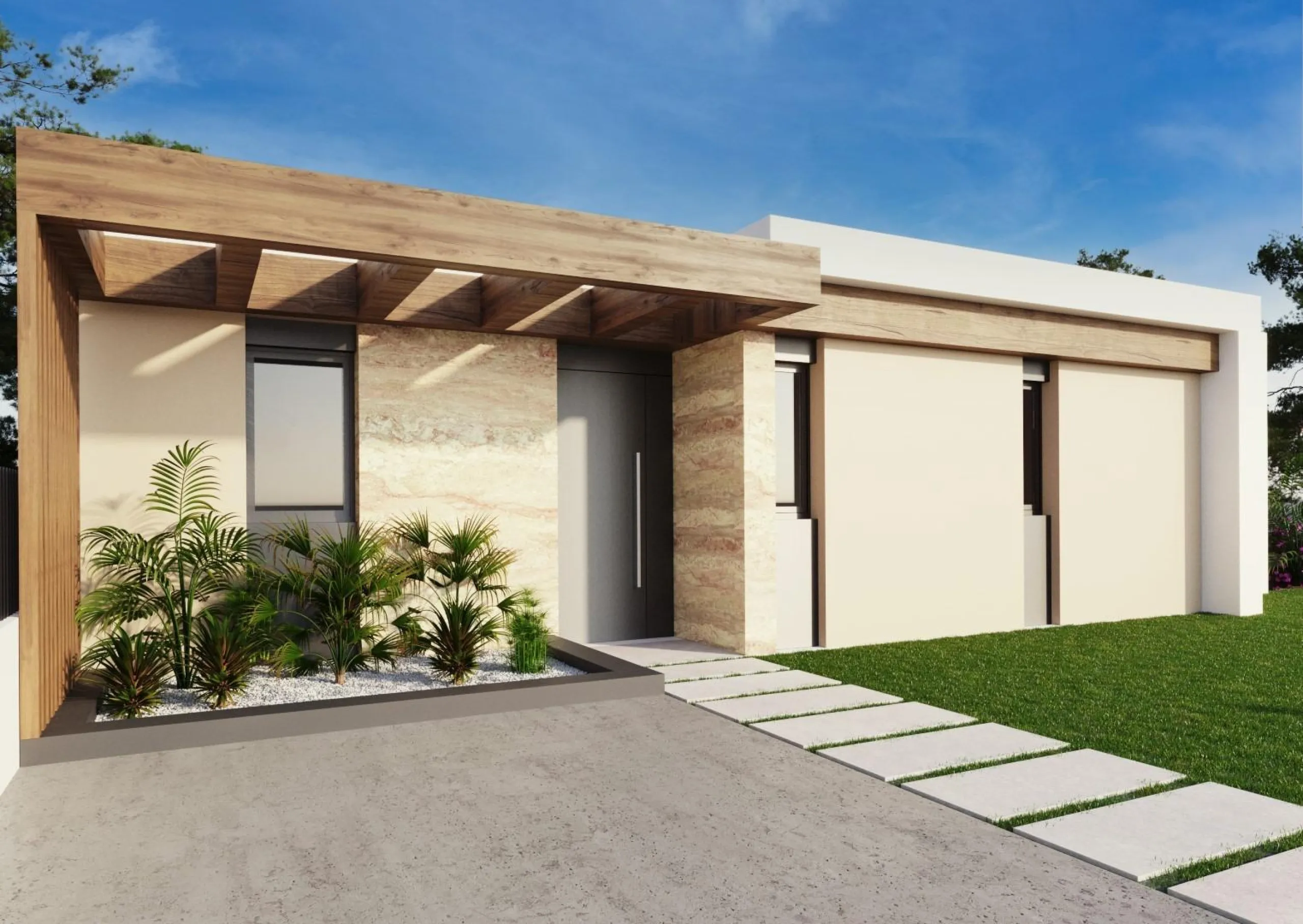 New development of single-family homes in Polop
