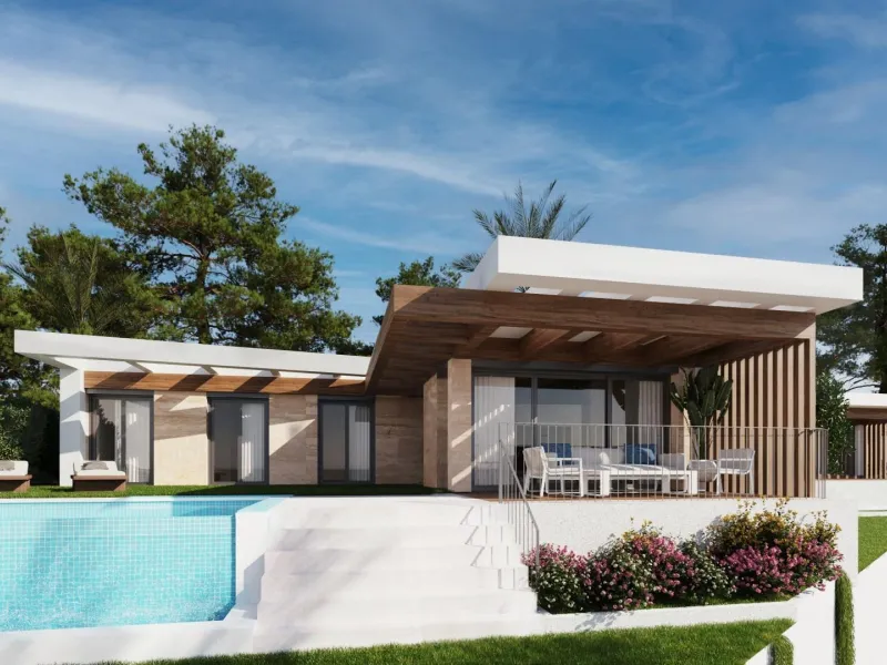 New development of single-family homes in Polop