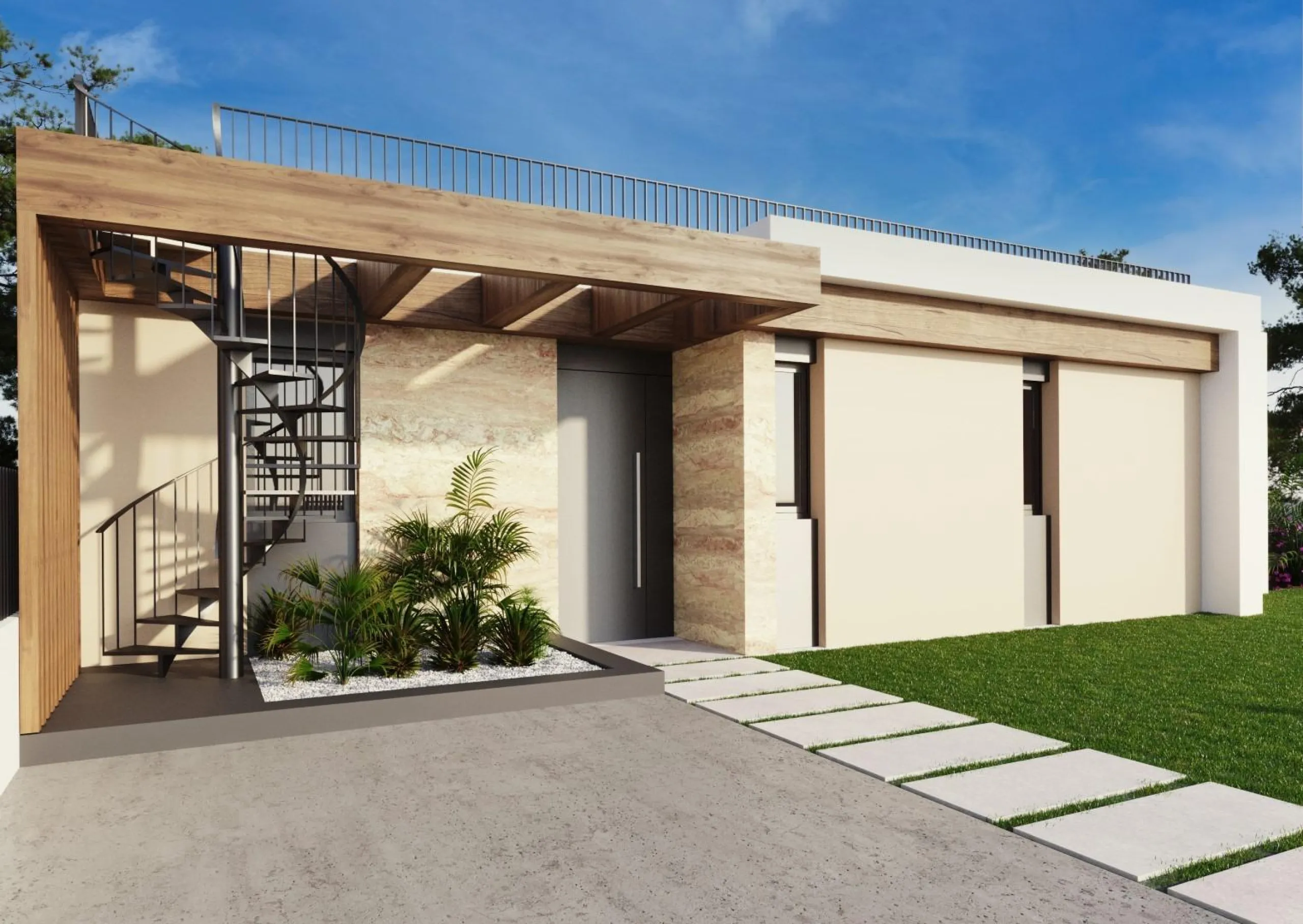 New development of single-family homes in Polop