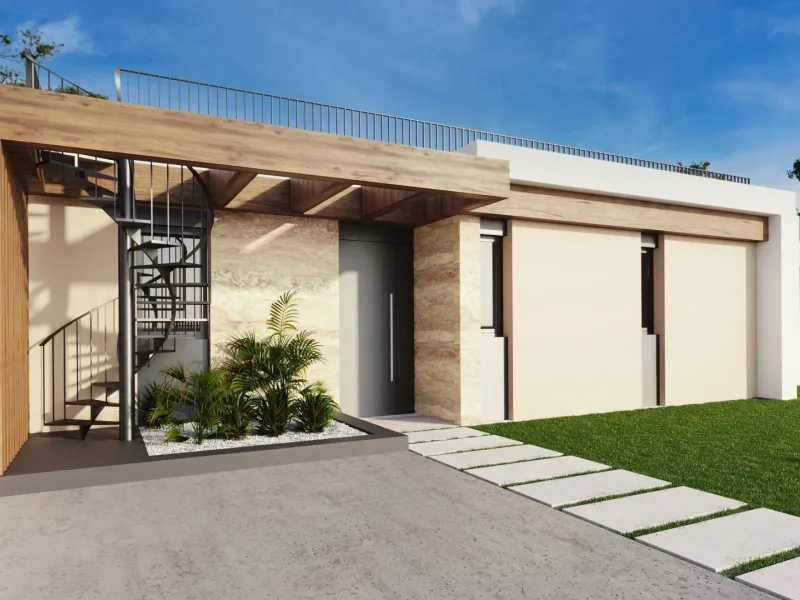 New development of single-family homes in Polop